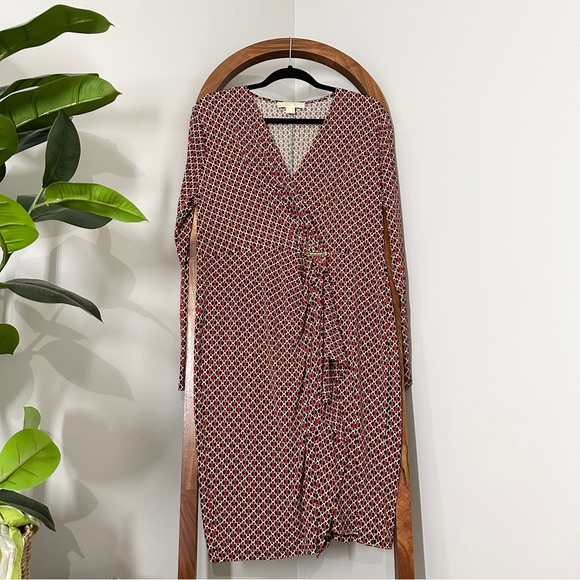 MICHAEL Michael Kors Dresses & Skirts - Michael Michael Kors XL Equestrian Horse Bit Jersey Knit Faux Wrap Dress